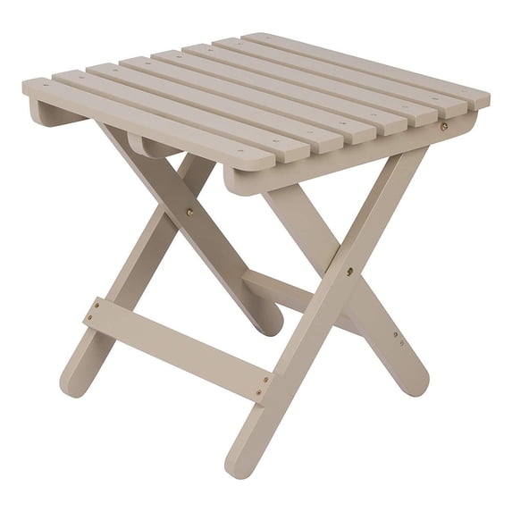 Shine Company Cedar Wood Adirondack Folding Side Table