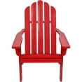 thumbnail image 1 of Shine Company Marina II Solid Wood Adirondack Chair, Chili Red, 1 of 5