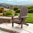 thumbnail image 1 of Shine 7618CB Royal Palm Adirondack Chair, Chateau Brown, 1 of 8