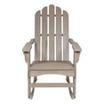 thumbnail image 1 of Shine Company Traditional Cedar Wood Adirondack Porch Rocker in Gray, 1 of 5