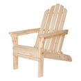 thumbnail image 1 of Shine Company Traditional Cedar Wood Folding Adirondack Chair in Beige, 1 of 5