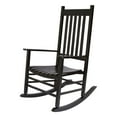 thumbnail image 1 of Shine Company Vermont Hardwood Outdoor Porch Patio Furniture Rocker Chair, Black, 1 of 5