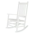 thumbnail image 1 of Shine Company Vermont Hardwood Outdoor Porch Patio Furniture Rocker Chair, White, 1 of 9
