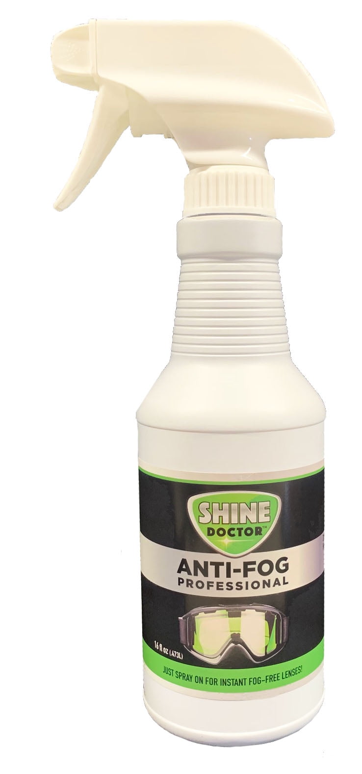 Shine Doctor Anti Fog Spray 16 oz. Prevents Fogging of Goggles, Masks