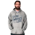 thumbnail image 1 of Shine Embrace Autistic Awareness Hoodie Sweatshirt Women Men Brisco Brands M, 1 of 6
