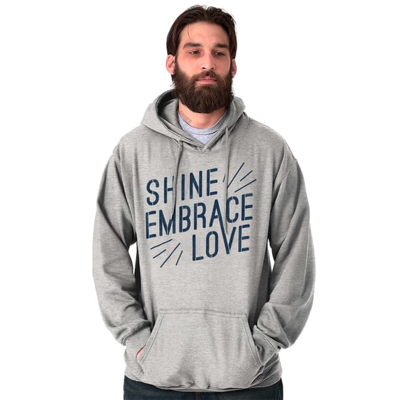 Shine Embrace Autistic Awareness Hoodie Sweatshirt Women Men Brisco Brands M
