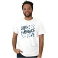 thumbnail image 1 of Shine Embrace Autistic Awareness Men's Graphic T Shirt Tees Brisco Brands X, 1 of 6