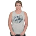 thumbnail image 1 of Shine Embrace Autistic Awareness Tank Top T Shirts Men Women Brisco Brands S, 1 of 6