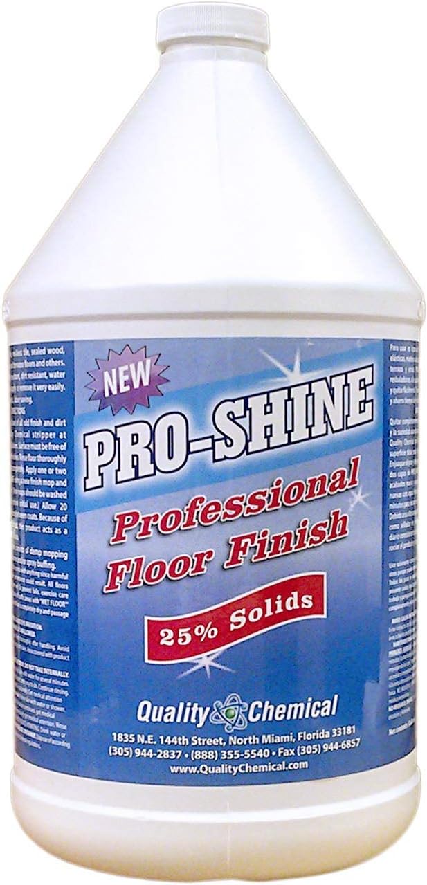 Shine High Solids WetLook Floor Finish Wax High Shine Floor Cleaner