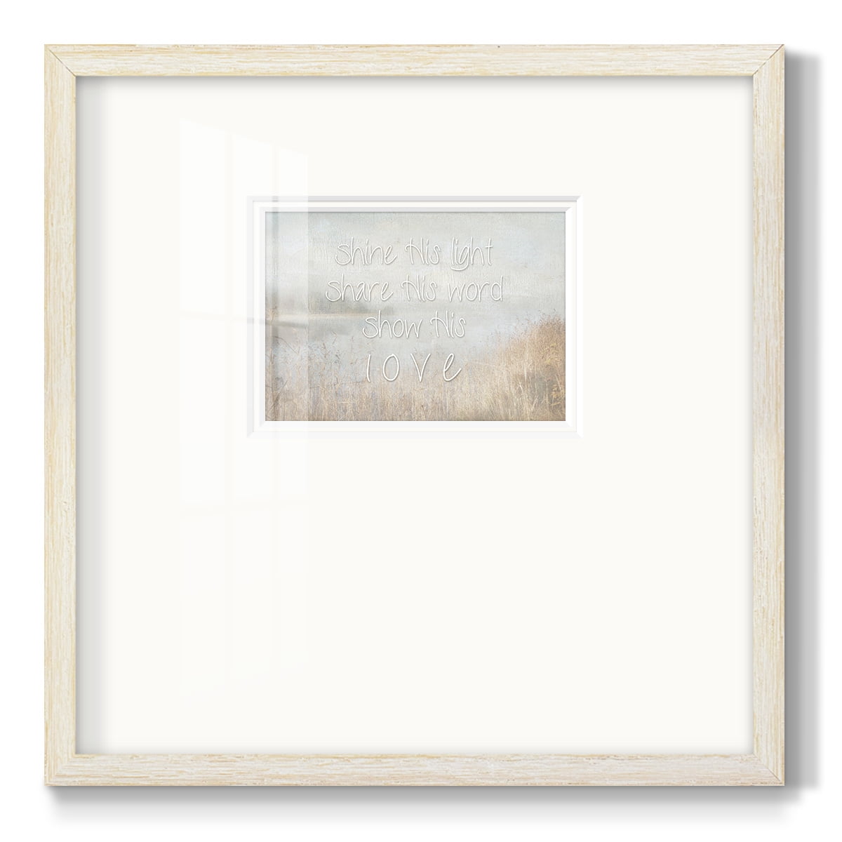 Shine His LightPremium Framed Print