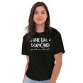 thumbnail image 1 of Shine Like Diamond Sparkle Unique Women's Graphic T Shirt Tees Brisco Brands X, 1 of 5