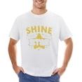 thumbnail image 1 of Shine Like The Star Men’s Graphic T-shirt Vintage Short Sleeve Sport Tee White 5XL, 1 of 2