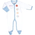 thumbnail image 1 of Pavilion Gift Company - Shine Little One - 0-6 Months
Blue Trimmed Sleeper, 1 of 9