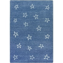 Shine On 7'8" x 10'9" area rug in color Blue Skies