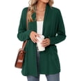 thumbnail image 1 of Shine Up Cardigan for Women Long Sleeve Lightweight Tops Casual Open Front Cardigans with Pockets, 1 of 7