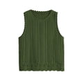 thumbnail image 1 of Shine Up Knit Tank Tops for Women Beach Vacation Clothes Summer Casual Crochet Tops Vest, 1 of 5