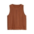 thumbnail image 1 of Shine Up Knit Tank Tops for Women Beach Vacation Clothes Summer Casual Crochet Tops Vest, 1 of 4