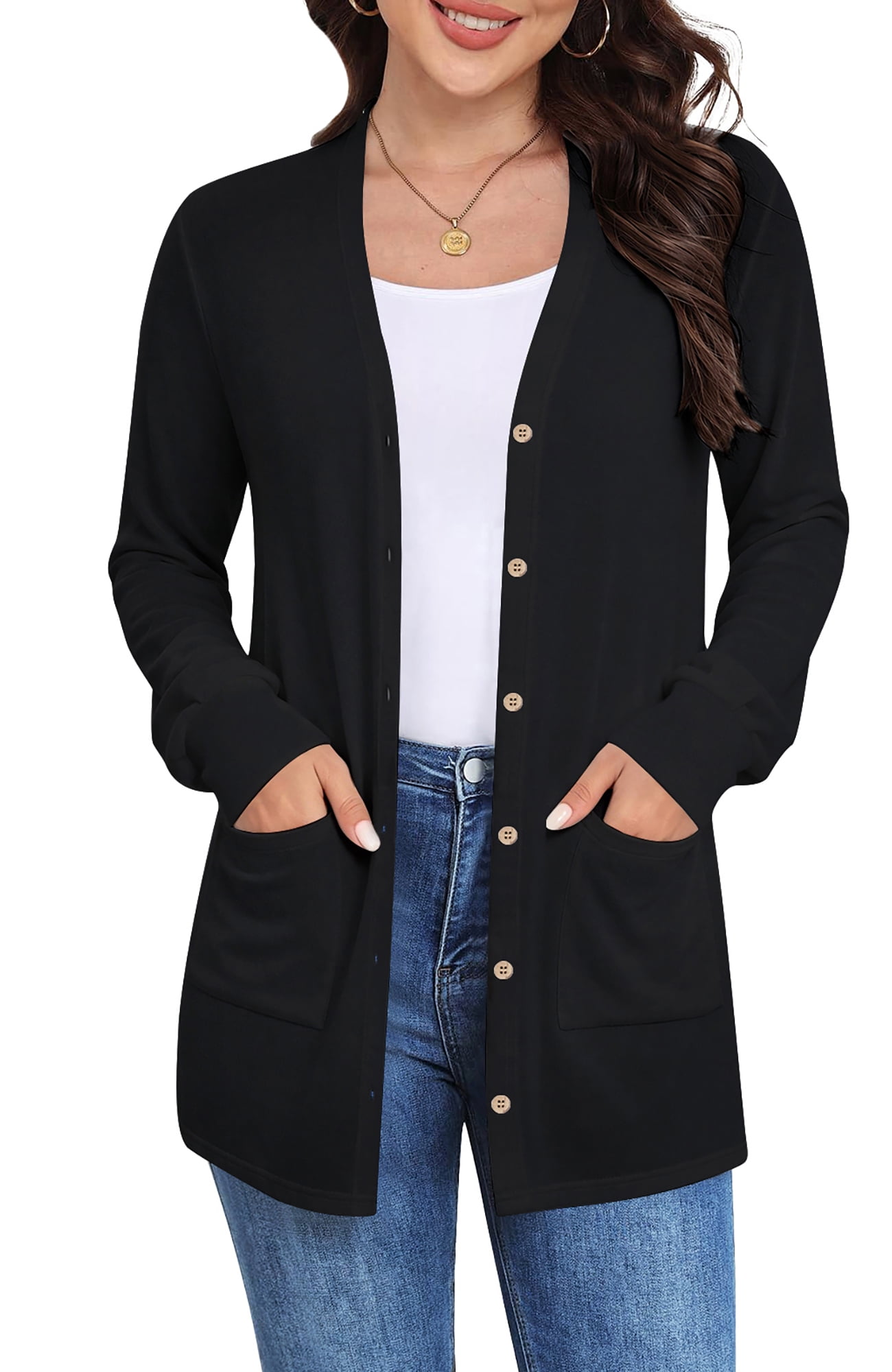 No Boundaries Lace Trim Cardigan, Women's XXS-XXL - Walmart.com