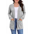 thumbnail image 1 of Shine Up Womens Lightweight Cardigan Button Down Long Sleeve Tops Casual Open Front Cardigans, 1 of 7