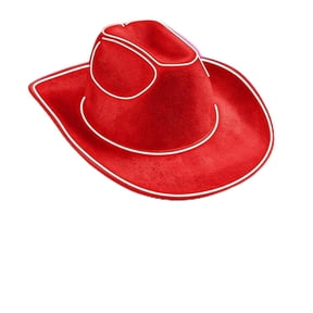 Shine in the Dark Cowboy Hat, Battery Operated Luminous LED | Disco Party Sparkly Cowboy Hats Men Women