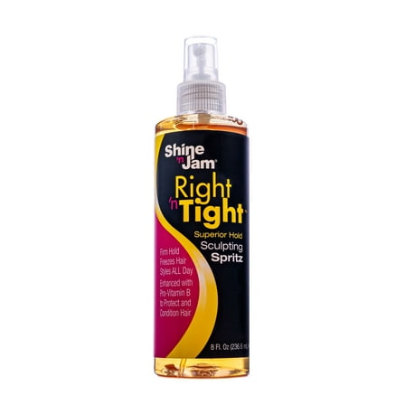 Shine n Jam Right 'n Tight Sculpting Spritz Extreme Hold 8 oz., All Hair Types, Unisex
