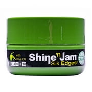 Shine 'n Jam® Silk Edges, Extra Firm Hold Unisex Hair Styling Gel, 2 oz., Moisturizing, Unisex