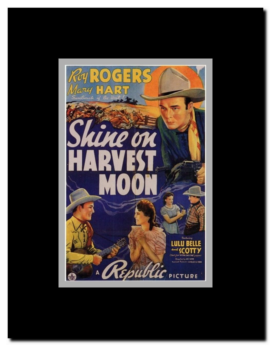 Shine on Harvest Moon Framed Movie Poster