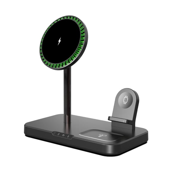 3 in 1 Wireless Charging Station for iPhone 16/15/14/13, AirPods, Watch