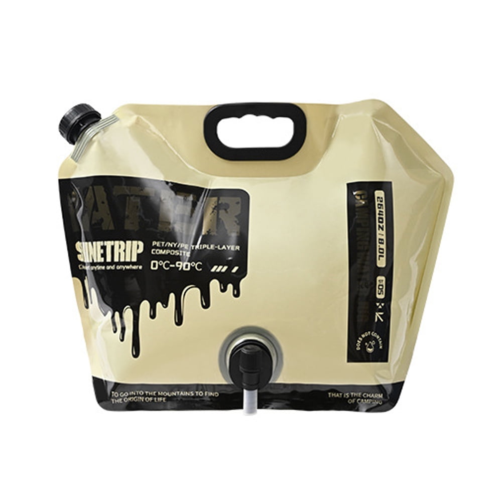 8L Portable Water Container with Spigot, Water Storage