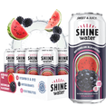 thumbnail image 1 of ShineWater Watermelon Blackberry Vitamin D Electrolyte Drinks 12-Pack, Sugar Free Flavored Water with Magnesium, Zinc & Antioxidants, Low Calorie Hydration Beverage, Zero Sugar, 1 of 7