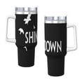 thumbnail image 1 of Shinedown 40 Oz Tumbler With Handle And Straw Double Wall Stainless Steel Sublimation Tumbler With Handle Leakproof,Bpa-Free,Keep Cold Hours, 1 of 9