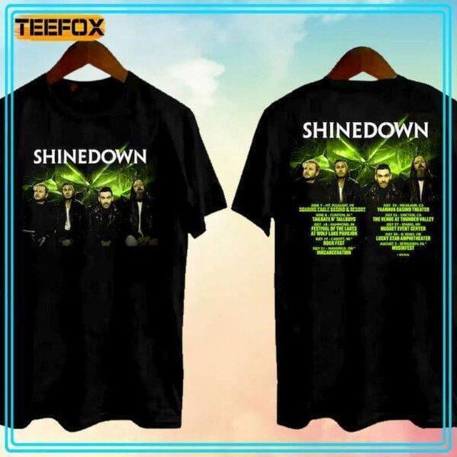 Shinedown Band Tour 2024 Concert TShirt