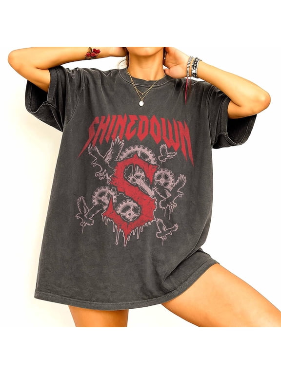 Shinedown Madness Clockwork T-Shirt, Rock Band Graphic Tee, Music Fan Gift
