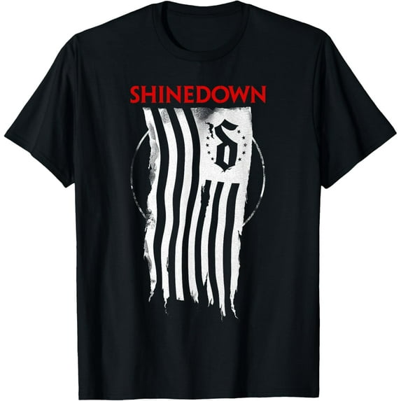 Shinedown Shredded Flag T-Shirt