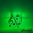 thumbnail image 1 of Shinelab Bassoon Musical Metal Sign LED Wall Art, Custom Bassoonist Music Note Wall Decor 10573, 1 of 3