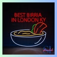 thumbnail image 1 of Shinelab Birria Mexican Neon Sign, Birria Food Wall Art Light, Mexican Restaurant Wall Decor 0991, 1 of 4