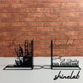 thumbnail image 1 of Shinelab Civil Engineering Metal Bookends Engineer Name Bookend Gift, Office Desk Bookshelf Decor 6170, 1 of 3