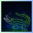 thumbnail image 1 of Shinelab Crocodile Neon Light, Alligator Led Light, Crocodile Neon Sign Home Wall Art Decor 2533, 1 of 5