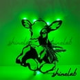 thumbnail image 1 of Shinelab Dairy Cow Farmhouse Metal Sign LED Wall Art, Custom Baby Cow Wall Decor 11213, 1 of 3
