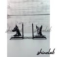 thumbnail image 1 of Shinelab Doberman Pinscher Dog Metal Bookends Pet Name Bookend Gift, Animal Desk Bookshelf Decor 5342, 1 of 3