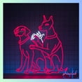 thumbnail image 1 of Shinelab Doberman Tattooing On A Dalmatian Neon Sign, Dog Wall Art Light, Pet Home Wall Decor 01096, 1 of 4
