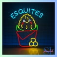 thumbnail image 1 of Shinelab Esquites Mexican Neon Sign, Street Corn Wall Art Light, Mexican Restaurant Wall Decor 01112, 1 of 1