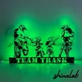 thumbnail image 1 of Shinelab Family Motocross Biker Metal Sign LED Wall Art, Custom Biker Wall Decor 11253, 1 of 3