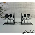thumbnail image 1 of Shinelab Kitchen Tools Metal Bookends Chef Name Bookend Gift, Cooking Decor for Table & Bookshelf 5153, 1 of 3