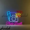 thumbnail image 1 of Shinelab Photo Booth Neon Sign, Camera Led Light, Party Event Wedding Reception Decor, 1 of 4
