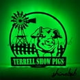 thumbnail image 1 of Shinelab Pig Farm LED Wall Art, Custom Farmhouse Metal Sign Wall Decor 10873, 1 of 3