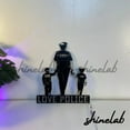 thumbnail image 1 of Shinelab Policeman With Children Metal Sign LED Wall Art, Custom Police Officer Sign Gifts 12433, 1 of 3