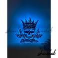 thumbnail image 1 of Shinelab Skull Tattoo Machine LED Wall Art, Custom Tattoo Shop Metal Sign Home Decor 10173, 1 of 3