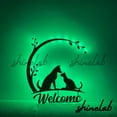 thumbnail image 1 of Shinelab Tree Dog Cat Metal Sign LED Wall Art, Custom Funny Cat Tree Decor Gifts 12593, 1 of 3
