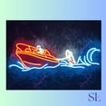 thumbnail image 1 of Shinelab WaterSkiing Neon Sign, WaterSkiing Led Sign, WaterSkiing Sport Club Wall Art Decor 2775, 1 of 5